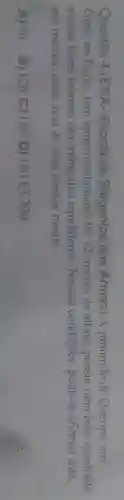 Questão 4.ESA-Escola de Sargentos das Armas)A pirâmide de Quéops . em
Gize . no Egito , tem aproximadamente 90sqrt (2)metros de altura , possui uma base quadrada
e suas faces laterais são triângulos equiláteros . Nessas condições , pode-se afirmar que,
em metros . cada uma de suas arestas mede:
A) 90
B) 120 C) 160 D) 180 E)200