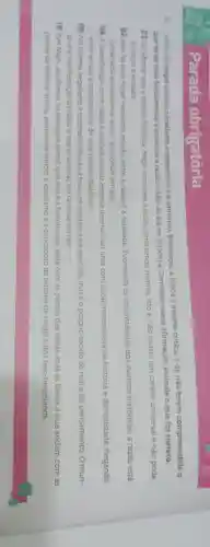 Parada obrigatória
3.UEM-PR Hegel criticou o inatismo, o empirismo e o kantismo Endereçou a todos a mesma critica, a de não terem compreendido o
que há de mais fundamental e essencial à razão: o fato de ela ser histórica .Com base nessa afirmação assinale o que for correto.
01.Ao afirmar que a razão e historica Hegel considera a razão como sendo relativa, isto é, não possui um caráter universal e não pode
alcancar a verdade
02. Nào ha para Hegel nenhuma relação entre a razão e a realidade Submetida as circunstâncias dos eventos históricos a razão está
condenada ao ceticismo isto é, "ao duvidar sempre".
04.A identificação entre razao e história conduz Hegel a desenvolver uma concepção materialista da história e da realidade negando
entre ambas a possibilidade de uma relação dialética.
OB.No sistema hegeliano, a racionalidade não é mais um modelo a ser aplicado mas éo próprio tecido do reale do pensamento .O mun-
doea manifestação da ideia, 0 real é racional, e o racional é 0 real.
16. Karl Marx, ao afirmar, na Ideologia alema, que nào é a história que anda com as pernas das ideias , mas as ideias é que andam com as
pernas da historia critica, ao mesmo tempo, o idealismo e a concepção da história de Hegel e dos neo -hegelianos.