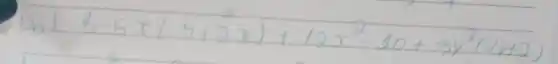 (b) 3-5 x(3+2 x)+12 x^2-10+3 y^2(4+2)