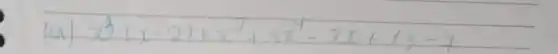 (a) x^3(x-2)+x^2+3 x^4-2 x+langle 3-4