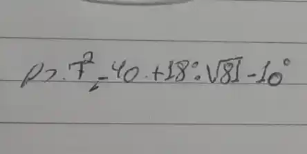 12.7^2-90.+180^circ sqrt (81)-10