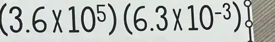 (3.6times 10^5)(6.3times 10^-3)