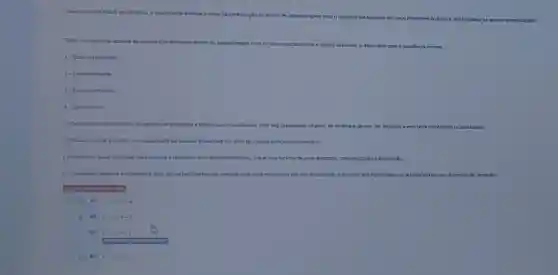 Como wrosna Aula 5 ds disopina,interestarte abontar olema da identicasiode estion de aprendizagem
para o crrtroto edicions em
Tendo noo em veta associe an colunas dos differentes extinct de apronditagen com as suas cara
atematra
2- Extio diverpente
4-Estio onativo
() Persons con caractenstea de adiptar-un fsolmente a diturentes cirt
com boa capasdade intuliva the ansice ede agir para resolverem os problemas.
( ) Pesion riconal epritica.com capaodide de resolver problemas por meso de
mas tedncos e referives.com racoono indutive, o que leva facimente para
( ) Cerensgio referva expendroa alva slo as habitidades clas pessons com esse entio, uma ver que maginaplo e atendo aos significados se subriculom aprender.
A. 40 1-2-3-4
B. 4) 2-1-4-3
4) 2-3-4-1
D. 41 4-1-3-2