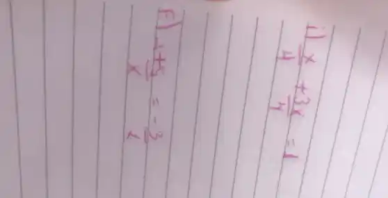 i) (x)/(4)+(3 x)/(4)=1 
F) 1+(5)/(x)=-(3)/(x)