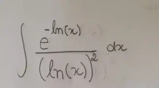 int (e^-g(n))/((lambda n(x))^2)dx