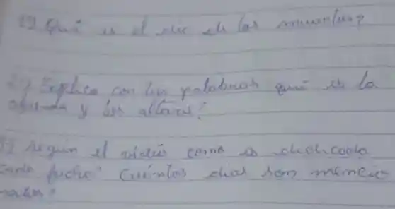 Quis is
mucunles?
27 English can lay polotions
que us la
trunda
y los allows?
8) Augun d
viduo come us
cado fuctio? cuonless dios	emec
nockes?