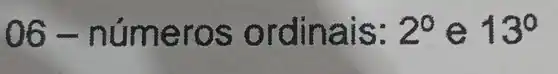 06-num eros o rolin ais. 2^circ e13^circ