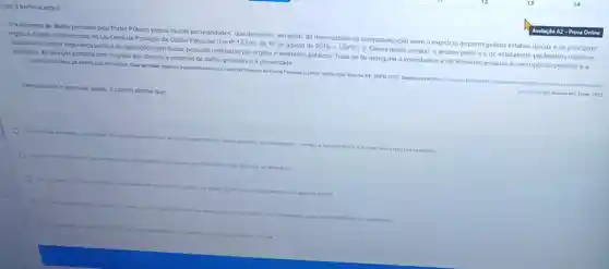 Lea o trecho a seguit
"O tratamento de dados pessoas pelo Poder Público possui mutas peculiandades, que decomem em geral, da necessidade de compatibilização entre o exercicio de prerrogativas estatais lipicas e os principios, regras e dreitos estabelecdos na Lei Geral de Proteção de Dados Pessoais (Let
n^213709 de 14 de agosto de 2018-LGPD)
2. Diante desse cenáno, o desafio posto éo de estabelecer pardmetros objetivos. capazes de content segurança juridica as operaçōes com dados pessoais realizadas por orgaos e entidades públicos Trata-se de assegurar a celendade e a eliciencia necessanas a execução de politicas e à prestação de servicos publicos com respeito aos direitos a proteção de dados pessoais e a privacidade
DE DADOS Guia do Poder Publicos implamentagho date Geral de Prokecilo de Dados Pessoan (LGPD) Versila final Drasila DF ANPO 2022
versas final pall Acesso em 3 mar 2023
Considerando o apontado acima, é correto afimar que
pelos utuation, colaboradores
res, cientes e fornecedores tratam dos aspectos sensivels
abrange as empresas.
Que regutamentam nila apticam multas
considerada un vazamenta.