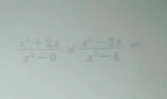 (x^2+2x)/(x^2)-9times (x^2-3x)/(x^2)-4=