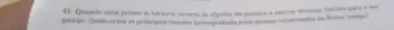 01. Quando um person se formave excrave de alguim cla diversas funches pars is sew
patrio. Quais cram as principais funches descmpenhada pelas a. Roma Antiga?