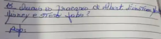 15. Chuais es fraccarses de stbert tinstem jo 1) jiney e sreret fobes?
Pab: